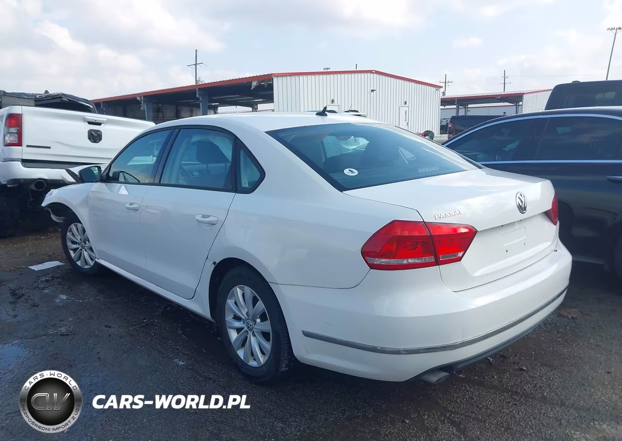 2013 Volkswagen Passat S VIN:1VWAH7A30DC095157 - 3