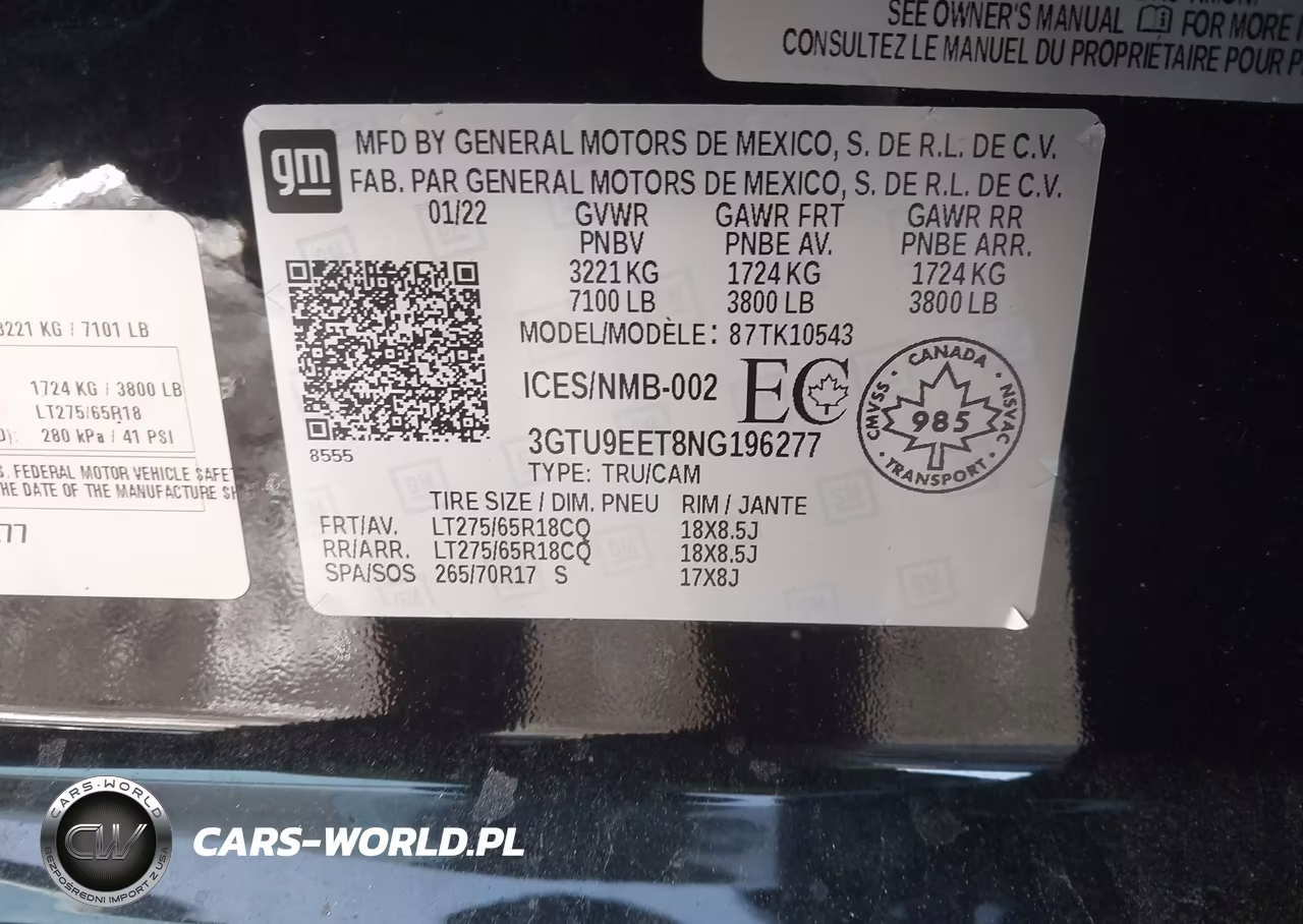 2022 GMC Sierra 1500 Limited 4Wd Short Box At4-4Wd Standard Box At4 VIN:3GTU9EET8NG196277 - 9