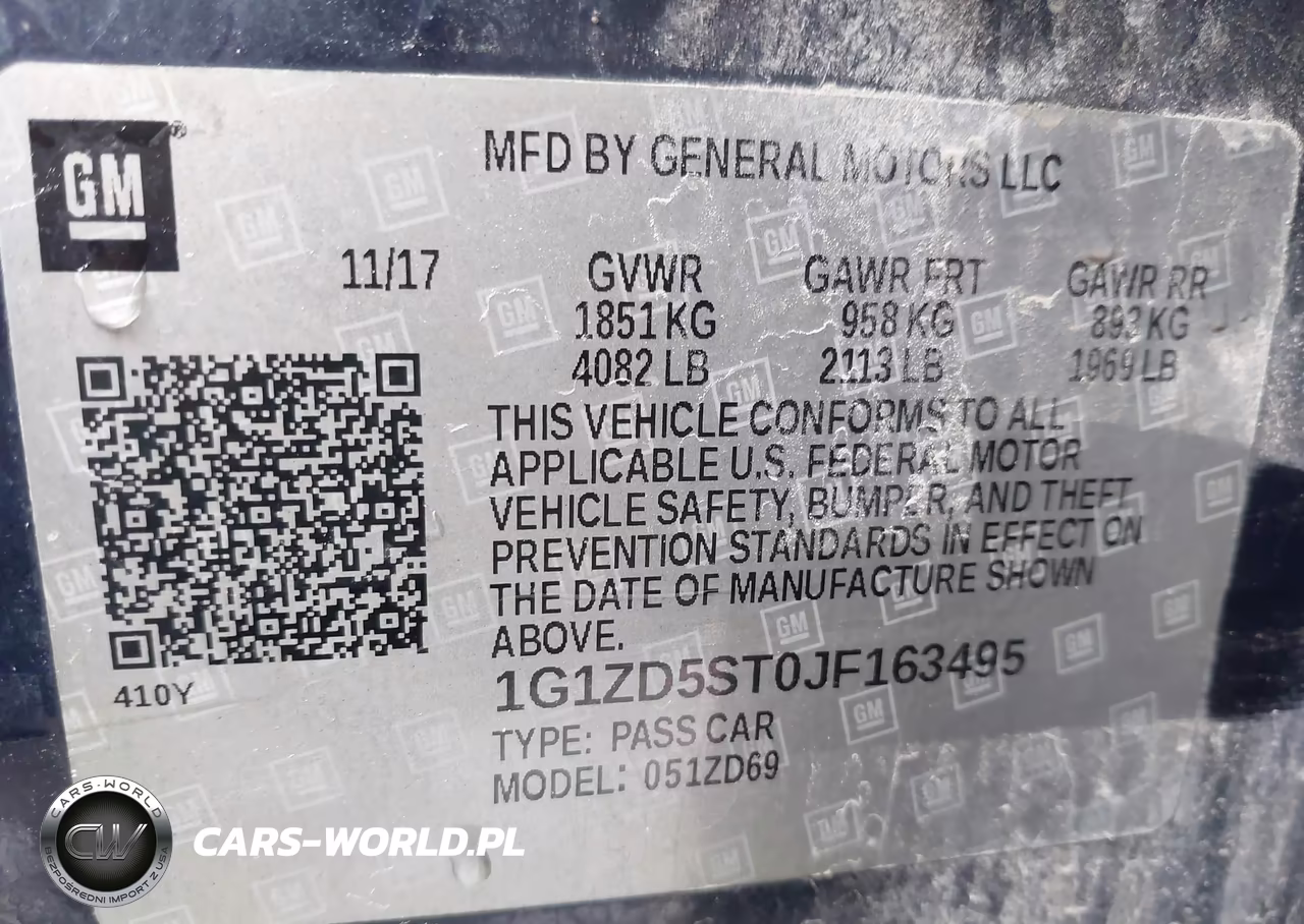 2018 Chevrolet Malibu Lt VIN:1G1ZD5ST0JF163495 - 9