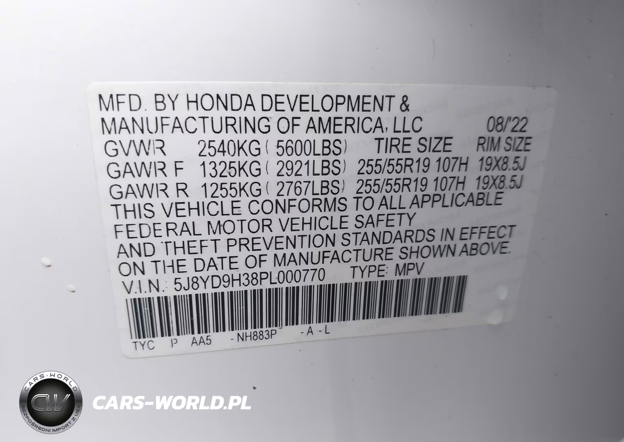 2023 Acura Mdx Standard VIN:5J8YD9H38PL000770 - 9