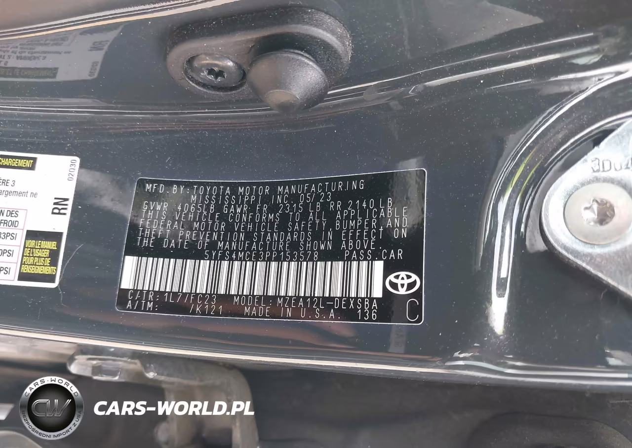 2023 Toyota Corolla Se VIN:5YFS4MCE3PP153578 - 9