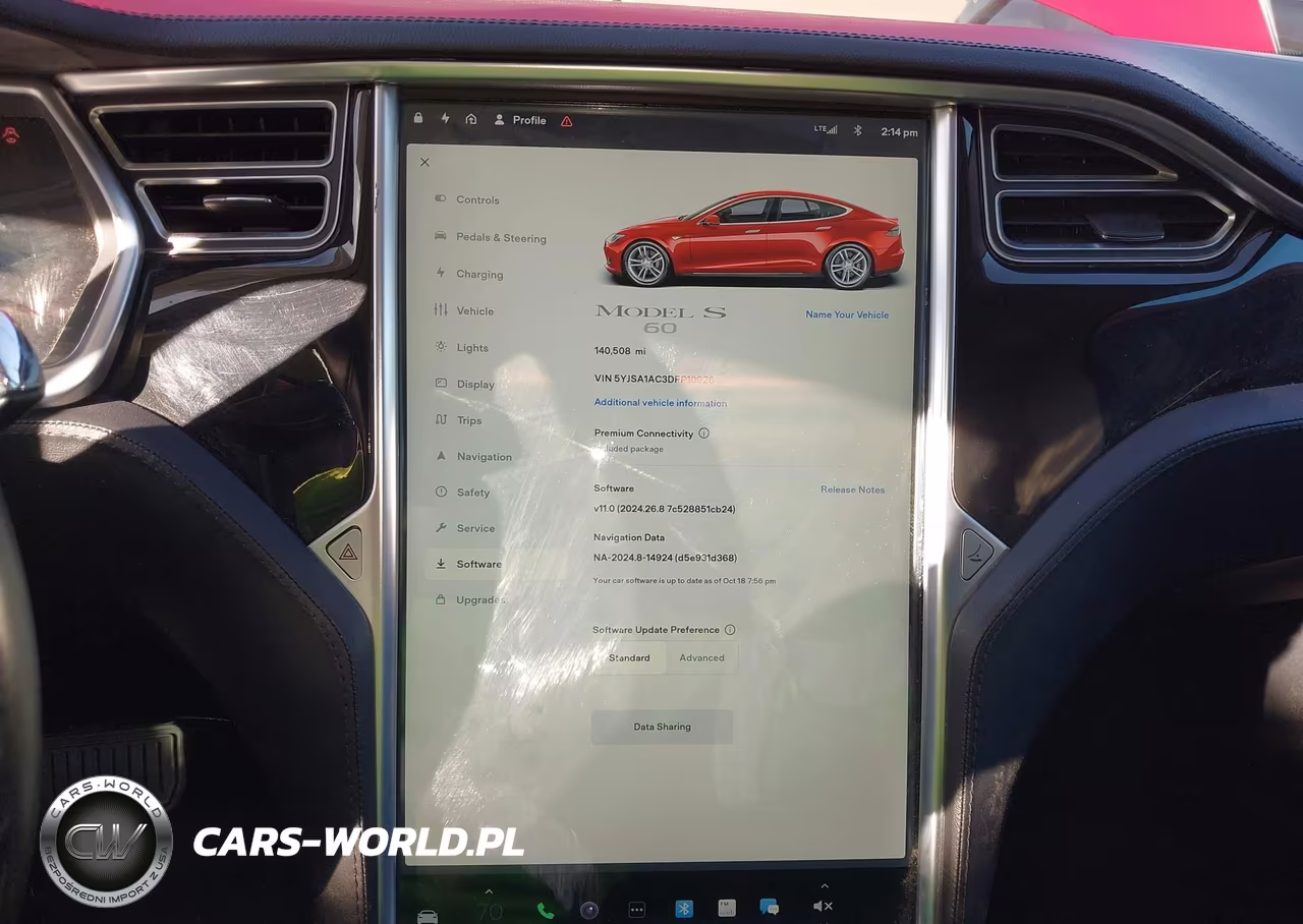 2013 Tesla Model S VIN:5YJSA1AC3DFP10926 - 17