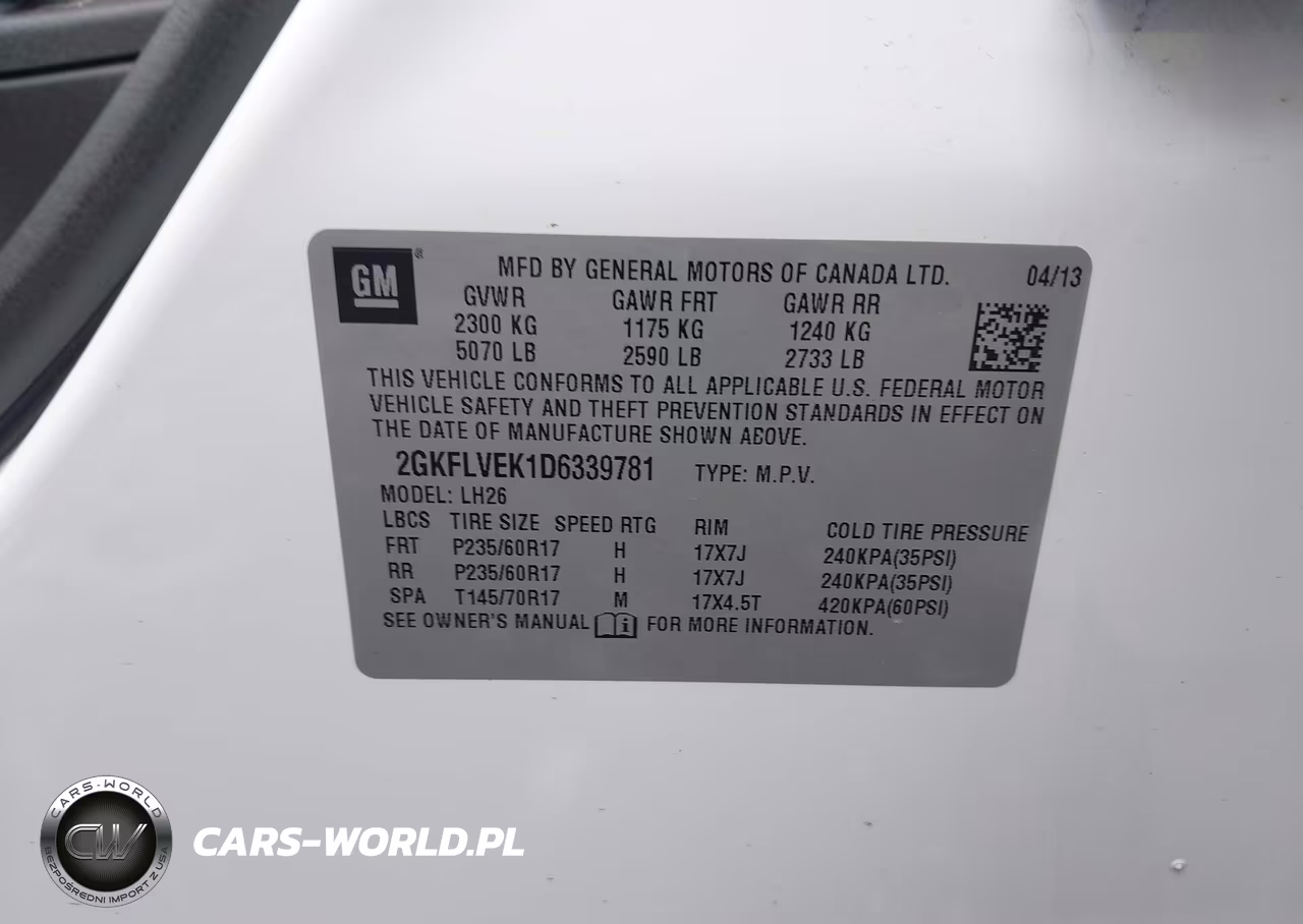 2013 GMC Terrain Slt-1 VIN:2GKFLVEK1D6339781 - 9