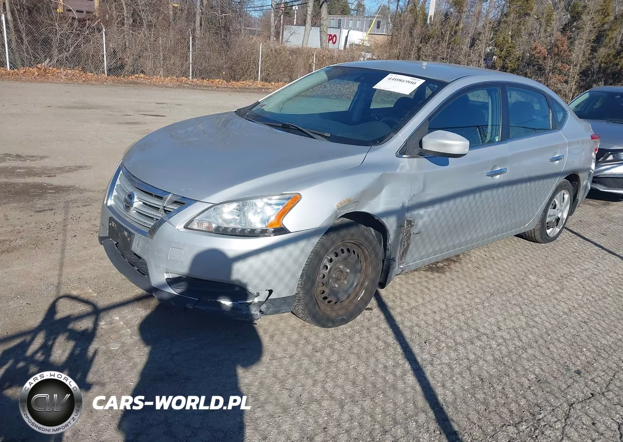 2013 Nissan Sentra Sv VIN:3N1AB7APXDL659153 - 2