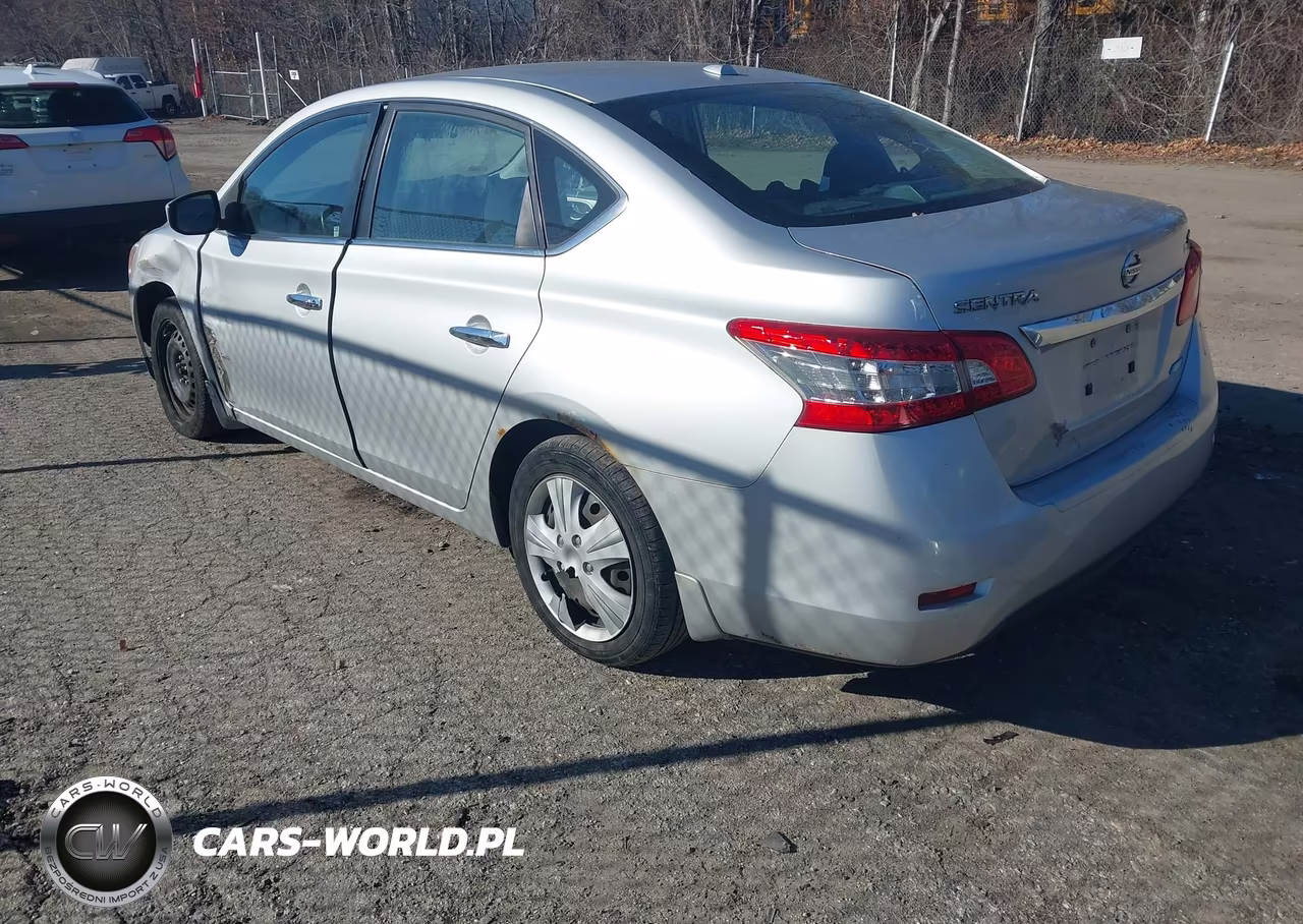 2013 Nissan Sentra Sv VIN:3N1AB7APXDL659153 - 3