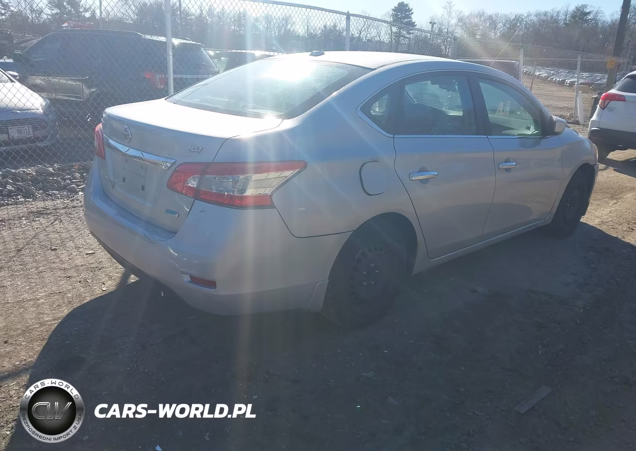 2013 Nissan Sentra Sv VIN:3N1AB7APXDL659153 - 4