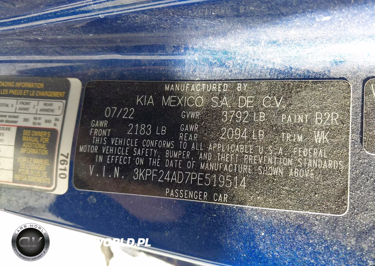 2023 Kia Forte Lxs VIN:3KPF24AD7PE519514 - 9