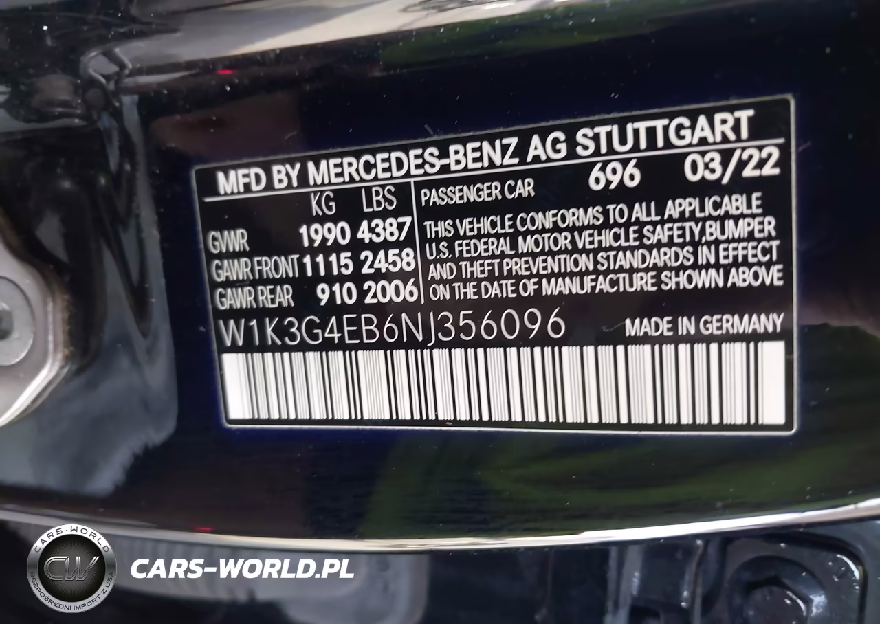 2022 Mercedes-Benz A 220 VIN:W1K3G4EB6NJ356096 - 9