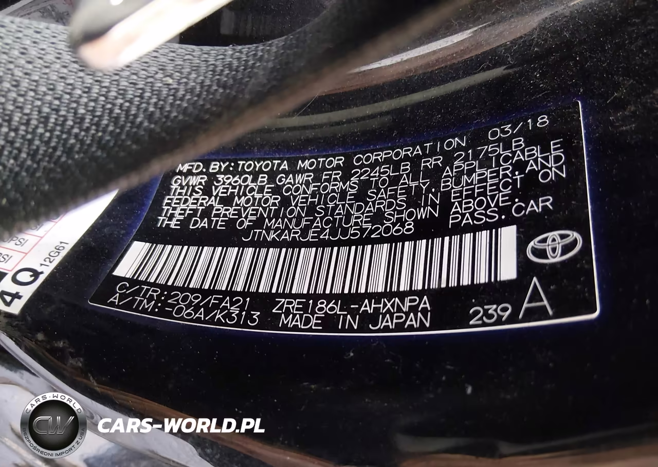 2018 Toyota Corolla Im VIN:JTNKARJE4JJ572068 - 9
