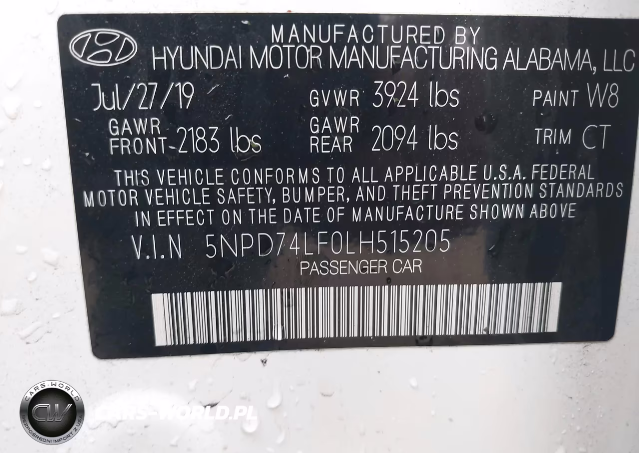 2020 Hyundai Elantra Se VIN:5NPD74LF0LH515205 - 9