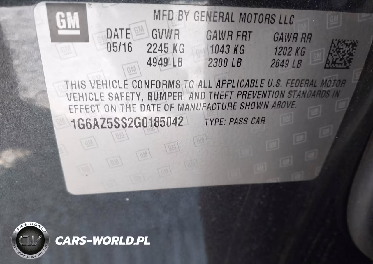 2016 Cadillac Cts Premium Collection VIN:1G6AZ5SS2G0185042 - 9