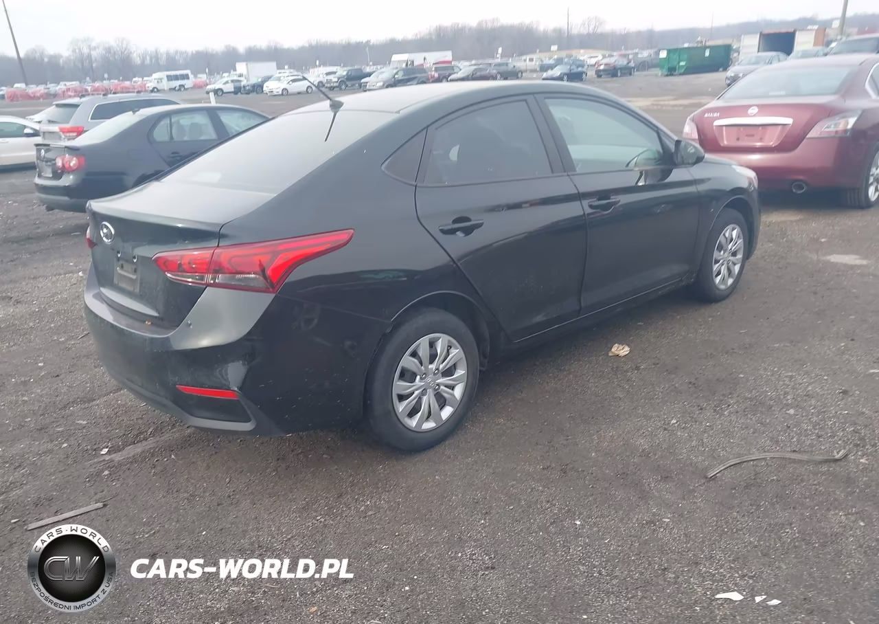 2022 Hyundai Accent Se VIN:3KPC24A60NE171993 - 4