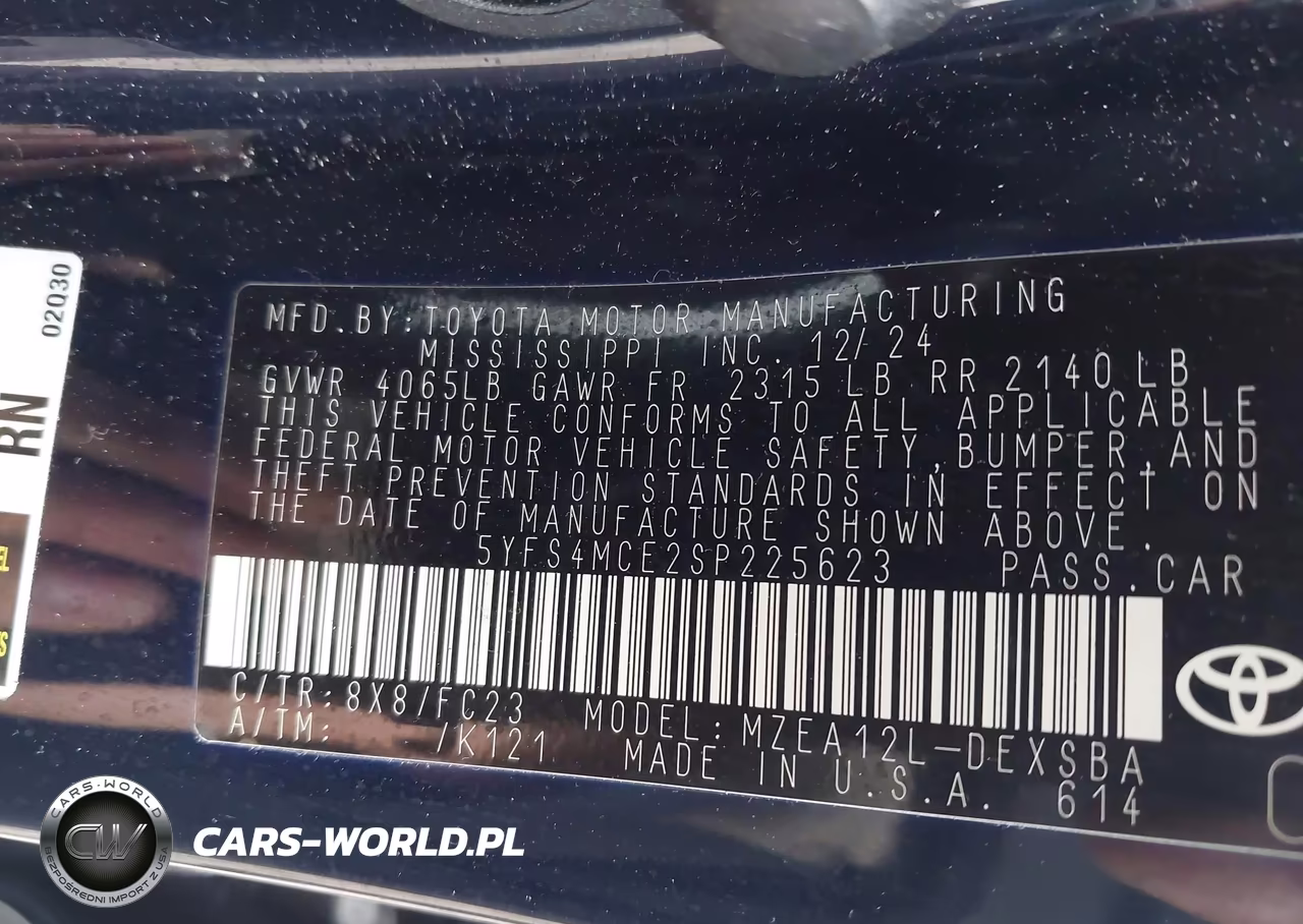2025 Toyota Corolla Se VIN:5YFS4MCE2SP225623 - 9