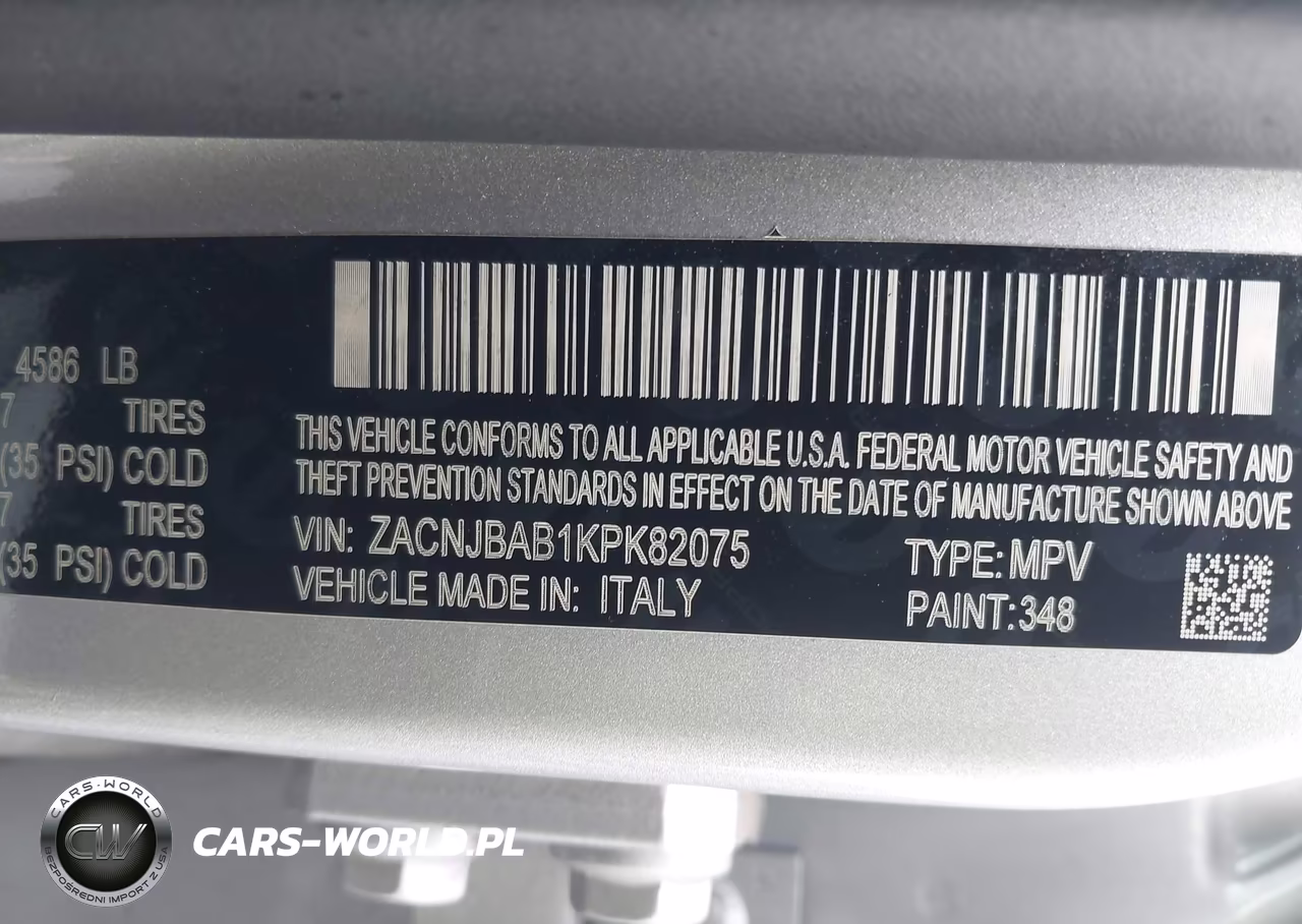 2019 Jeep Renegade Sport 4X4 VIN:ZACNJBAB1KPK82075 - 9