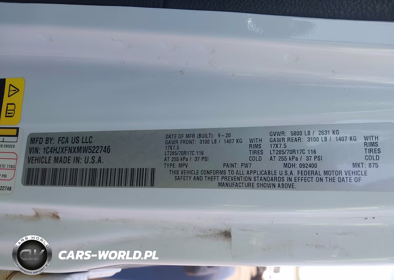 2021 Jeep Wrangler Unlimited Rubicon 4X4 VIN:1C4HJXFNXMW522746 - 9