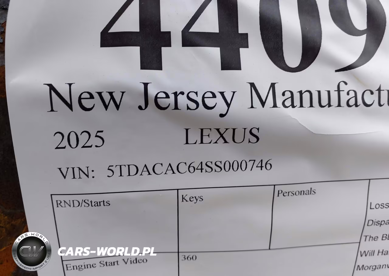 2025 Lexus Tx 550H+ Luxury VIN:5TDACAC64SS000746 - 9