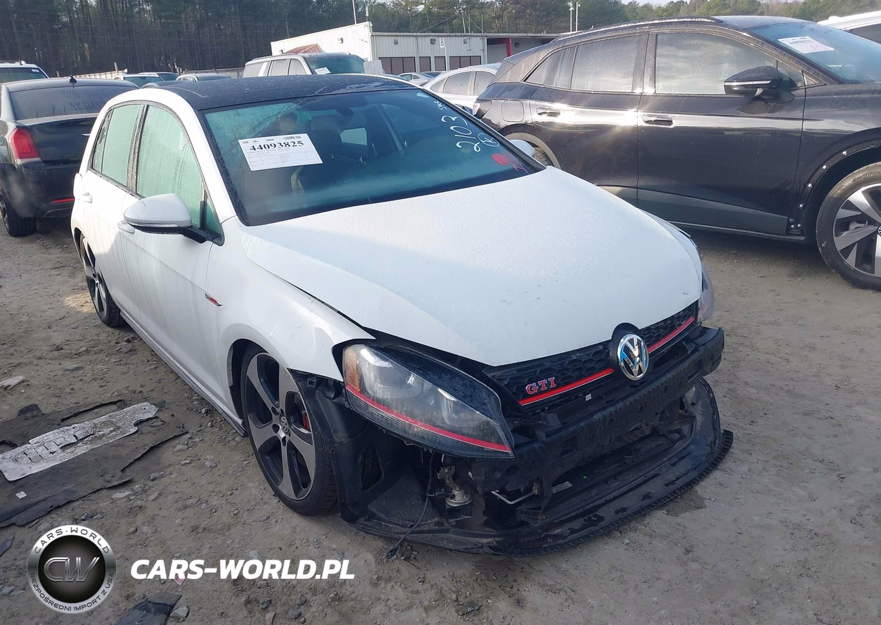 2016 Volkswagen Golf Gti Autobahn W-Performance Package 4-Door