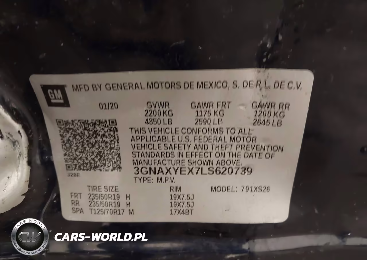 2020 Chevrolet Equinox Awd Premier 2.0L Turbo VIN:3GNAXYEX7LS620739 - 9
