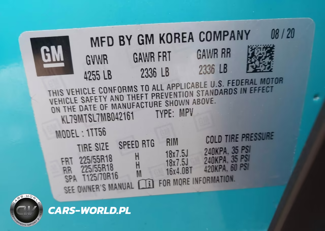 2021 Chevrolet Trailblazer Fwd Rs VIN:KL79MTSL7MB042161 - 9