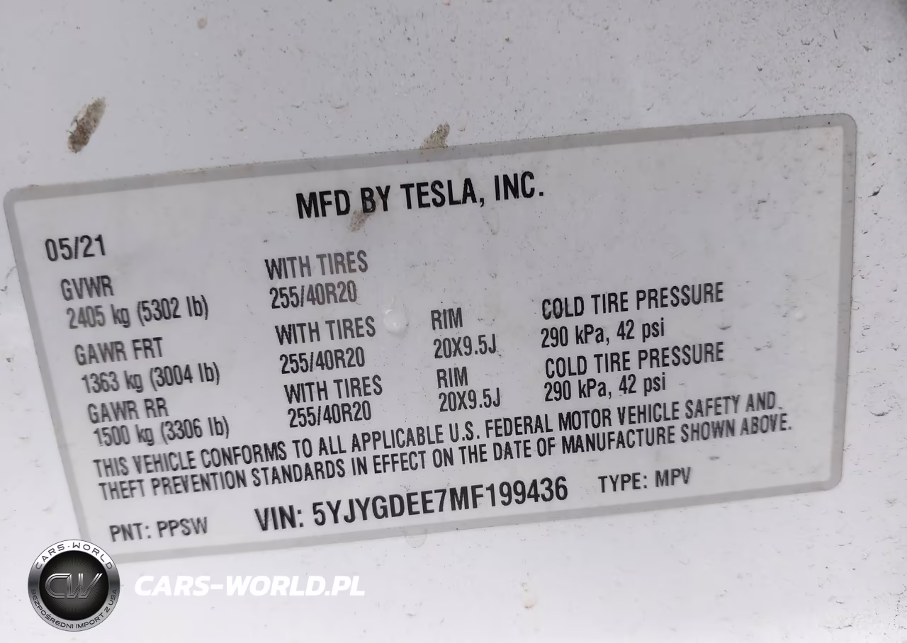 2021 Tesla Model Y Long Range Dual Motor All-Wheel Drive VIN:5YJYGDEE7MF199436 - 9