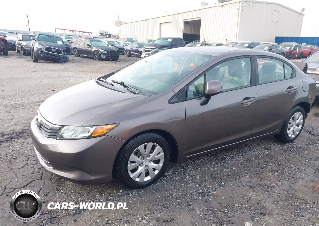2012 Honda Civic Lx VIN:19XFB2F55CE068289 - 2
