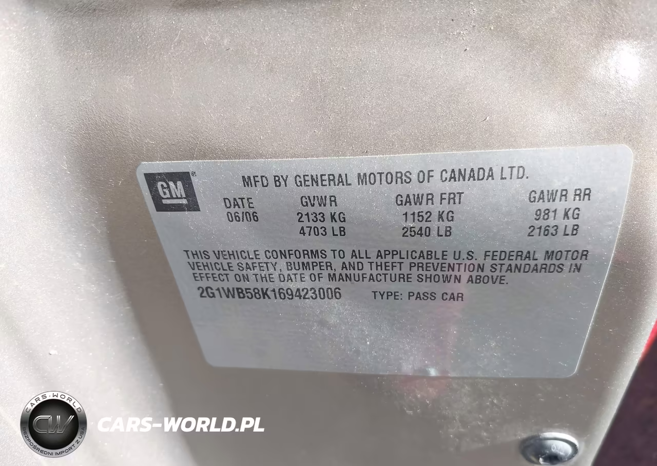 2006 Chevrolet Impala Ls VIN:2G1WB58K169423006 - 9