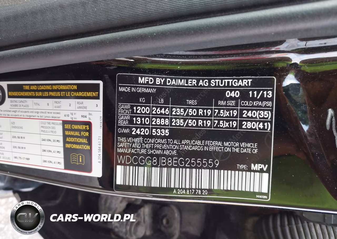 2014 Mercedes-Benz Glk 350 4Matic VIN:WDCGG8JB8EG255559 - 9