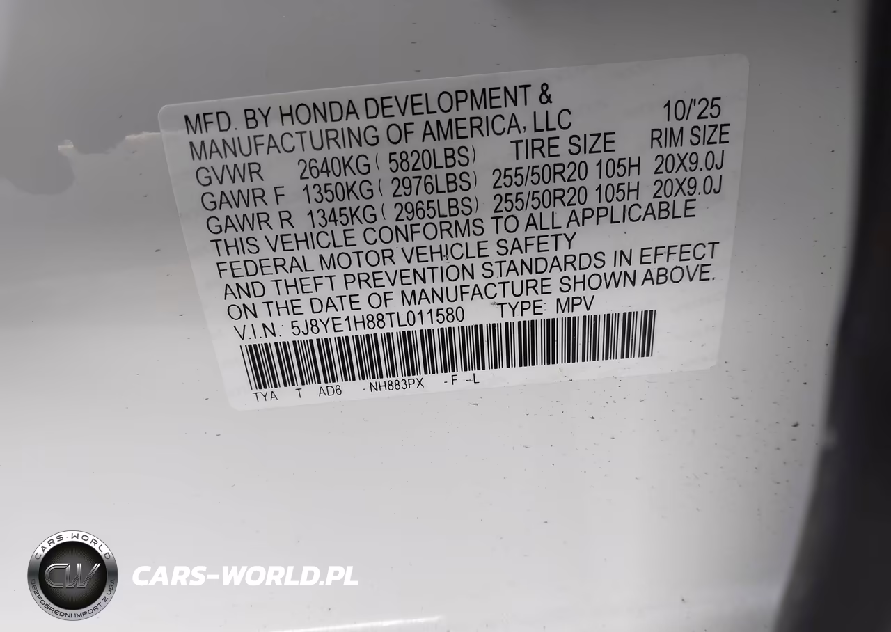2026 Acura Mdx Advance Package VIN:5J8YE1H88TL011580 - 9