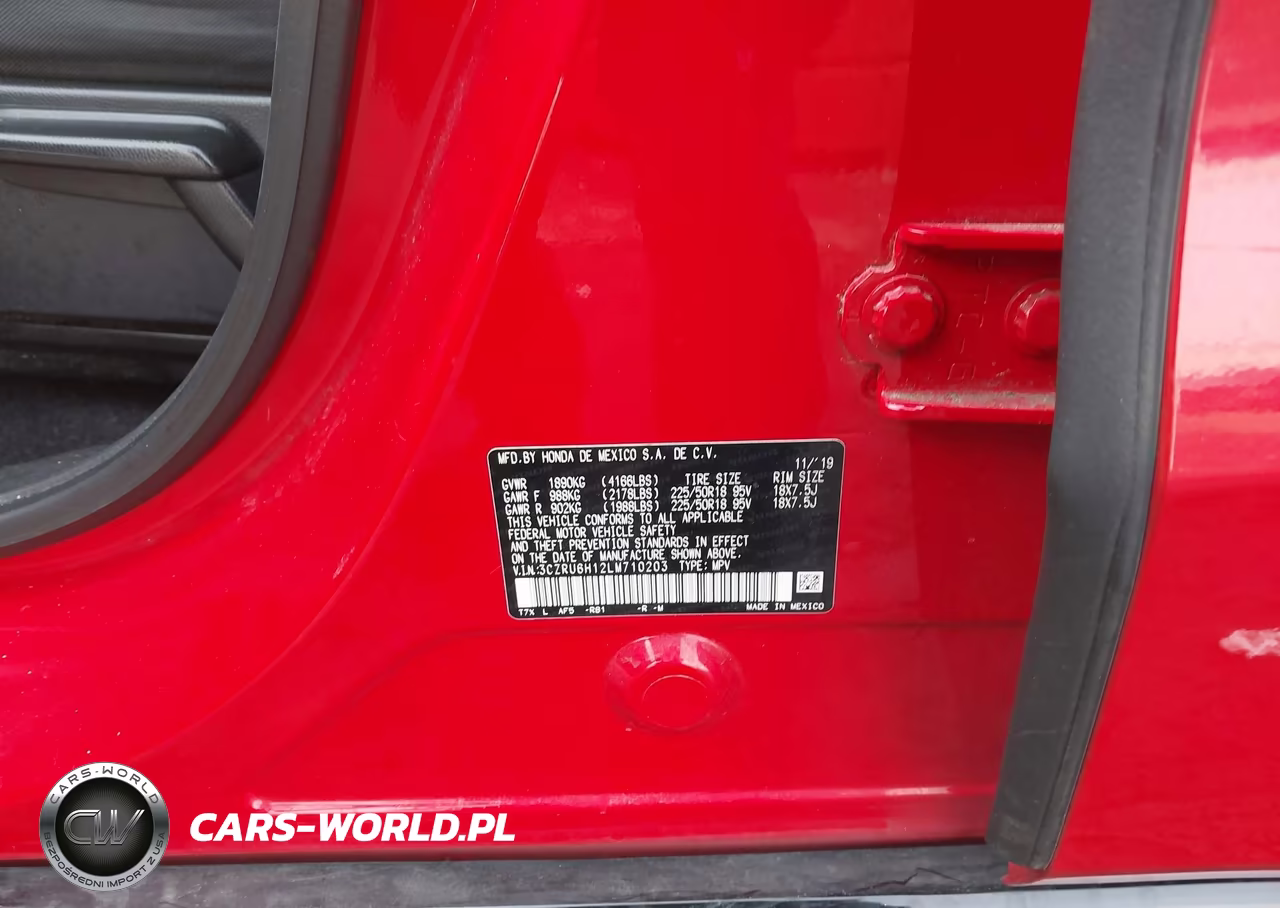 2020 Honda Hr-V Awd Sport VIN:3CZRU6H12LM710203 - 9