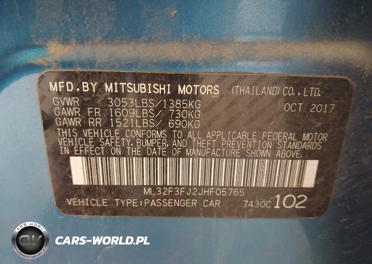 2018 Mitsubishi Mirage G4 Es VIN:ML32F3FJ2JHF05765 - 9