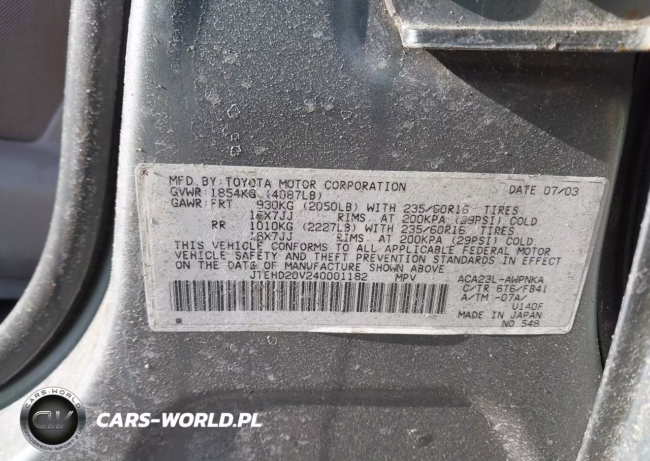 2004 Toyota Rav4 VIN:JTEHD20V240001182 - 9