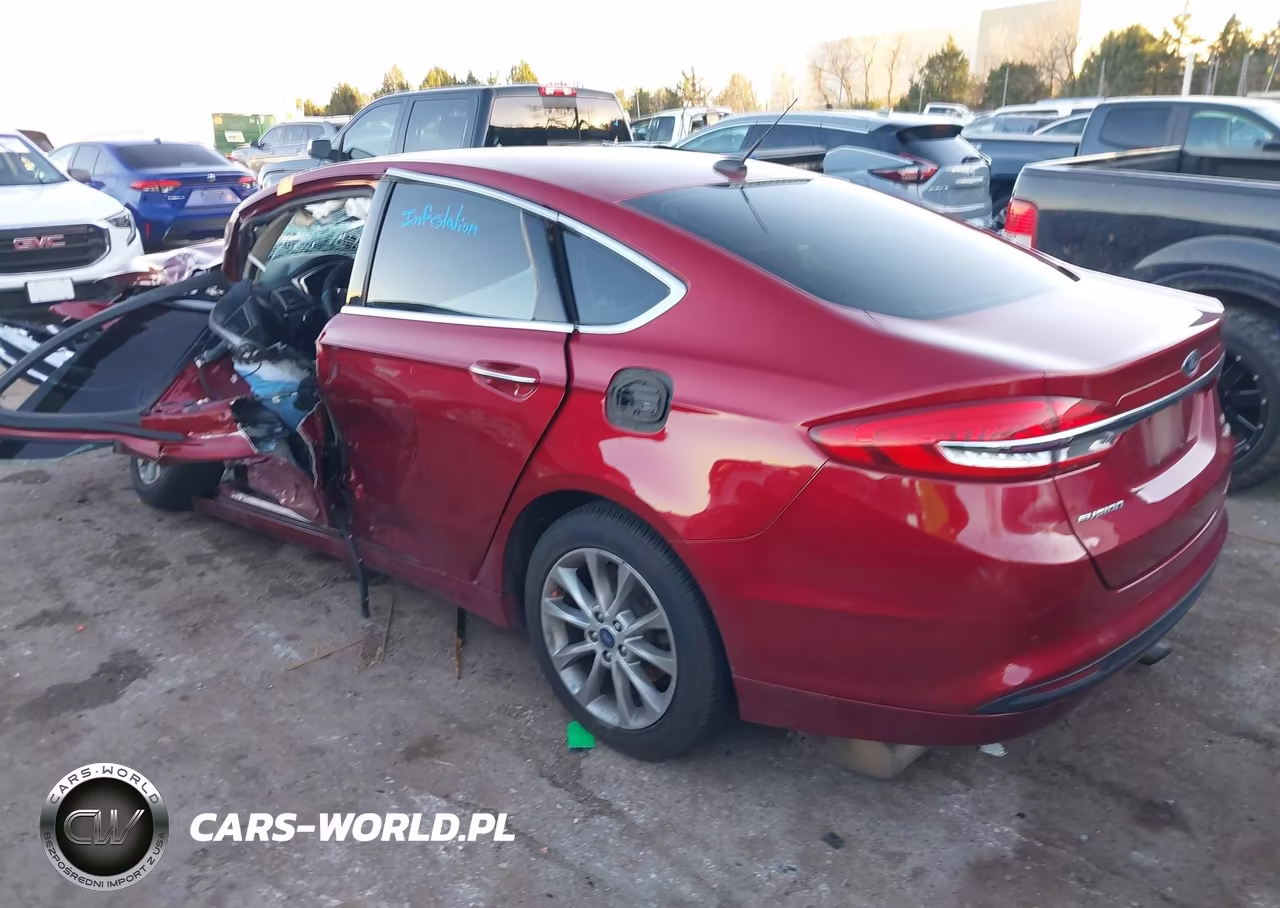 2017 Ford Fusion Se VIN:3FA6P0HDXHR365560 - 3
