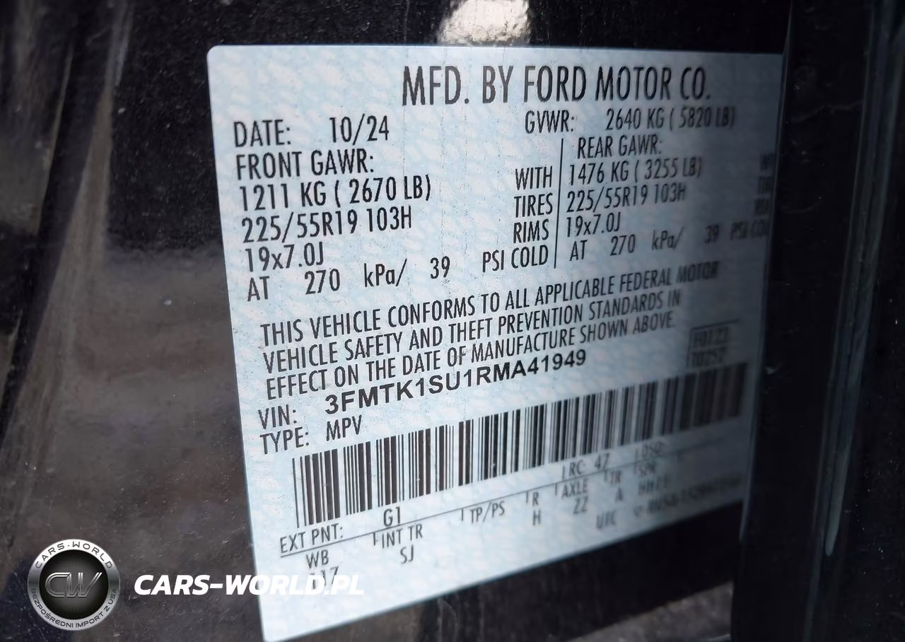 2024 Ford Mustang Mach-E Select VIN:3FMTK1SU1RMA41949 - 9