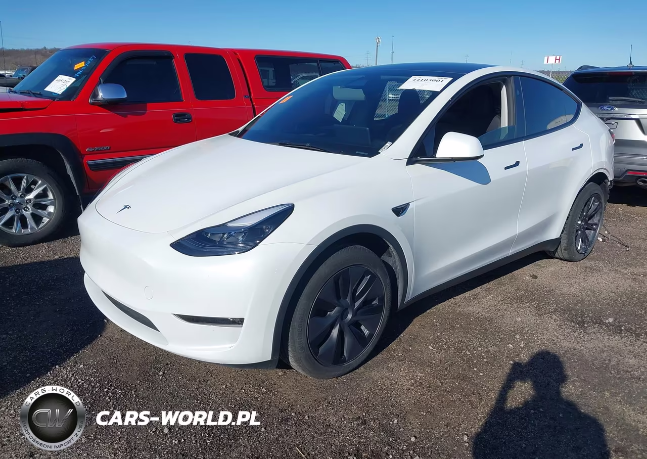 2025 Tesla Model Y Long Range Dual Motor All-Wheel Drive VIN:7SAYGAEE8SF291542 - 2