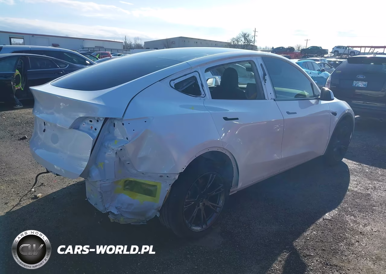 2025 Tesla Model Y Long Range Dual Motor All-Wheel Drive VIN:7SAYGAEE8SF291542 - 4