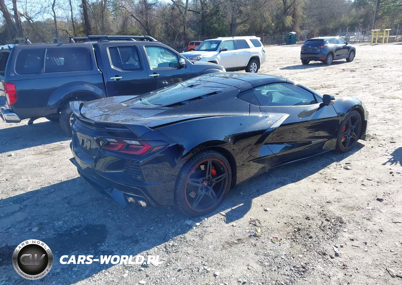 2021 Chevrolet Corvette Stingray Rwd 2Lt VIN:1G1YB2D48M5116165 - 4