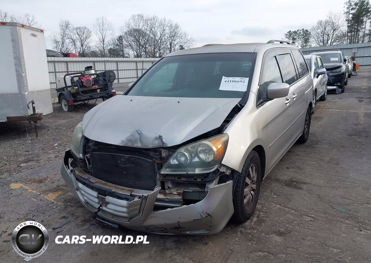 2008 Honda Odyssey Ex VIN:5FNRL384X8B409045 - 2