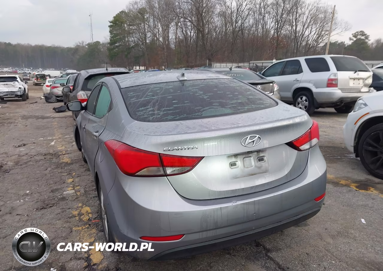 2015 Hyundai Elantra Se VIN:5NPDH4AE8FH601454 - 3