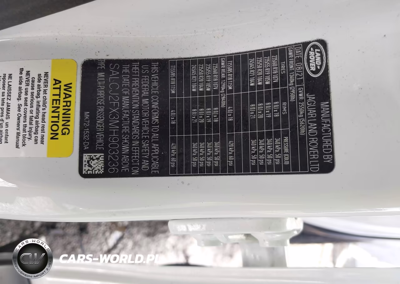 2021 Land Rover Discovery Sport S VIN:SALCJ2FX3MH903236 - 9