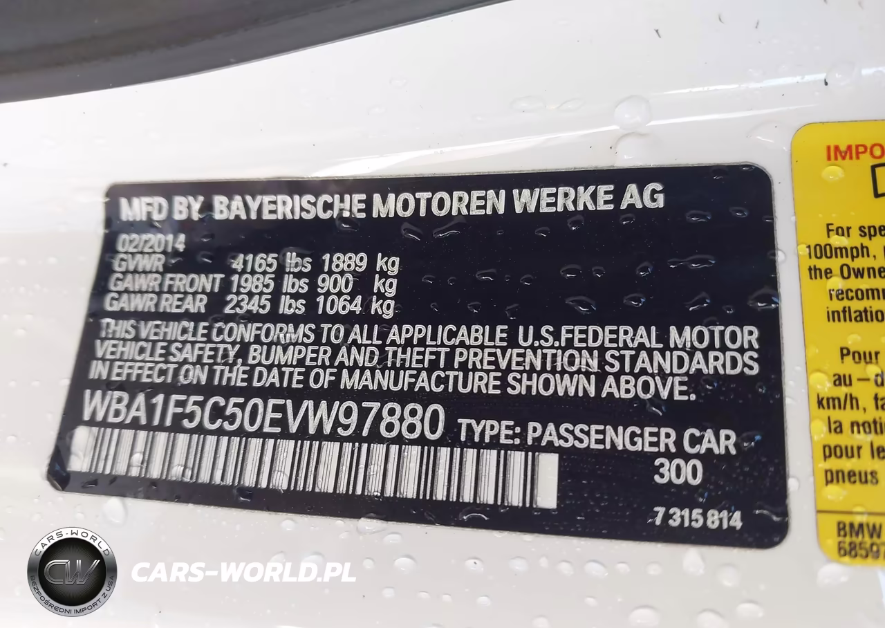 2014 BMW 228I VIN:WBA1F5C50EVW97880 - 9