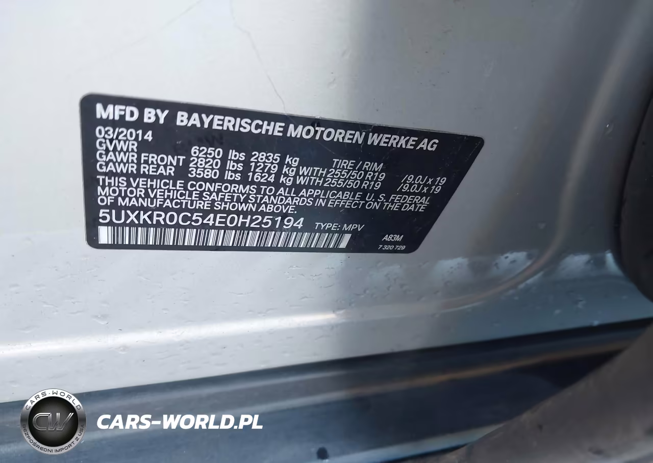 2014 BMW X5 xDrive35I VIN:5UXKR0C54E0H25194 - 9