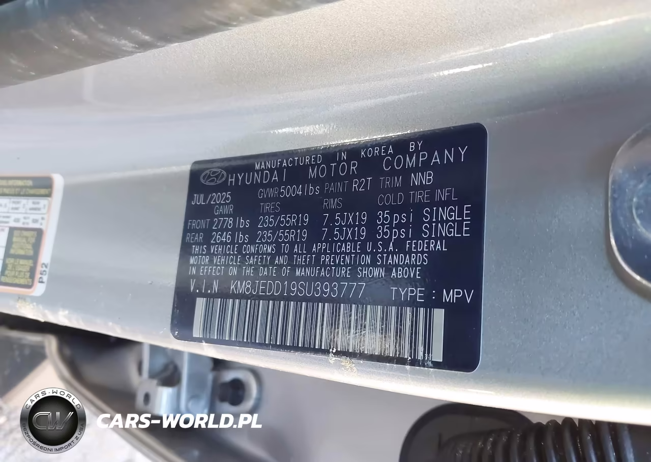 2025 Hyundai Tucson Hybrid Limited VIN:KM8JEDD19SU393777 - 9
