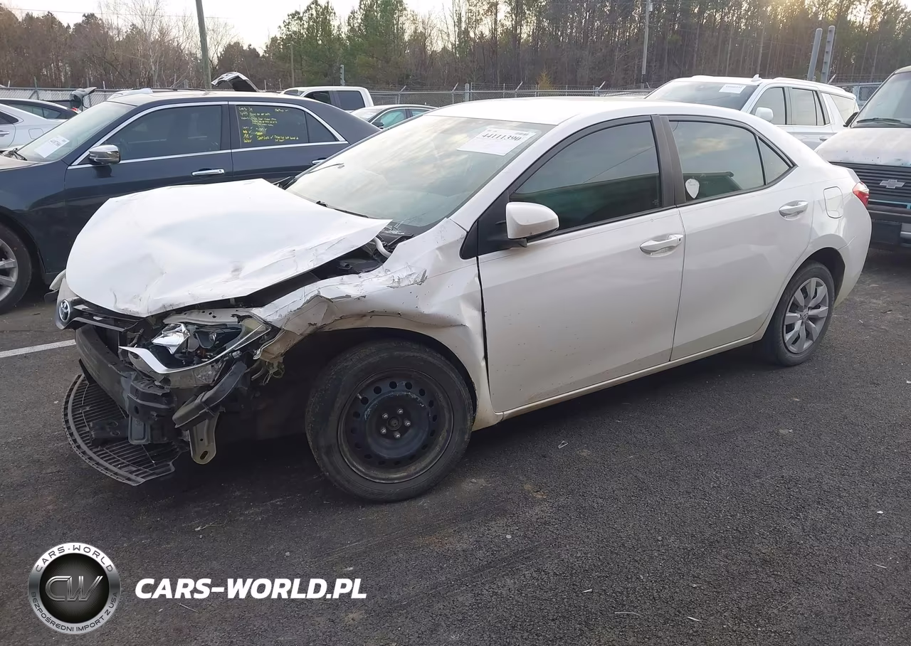 2016 Toyota Corolla Le VIN:5YFBURHE6GP535383 - 2