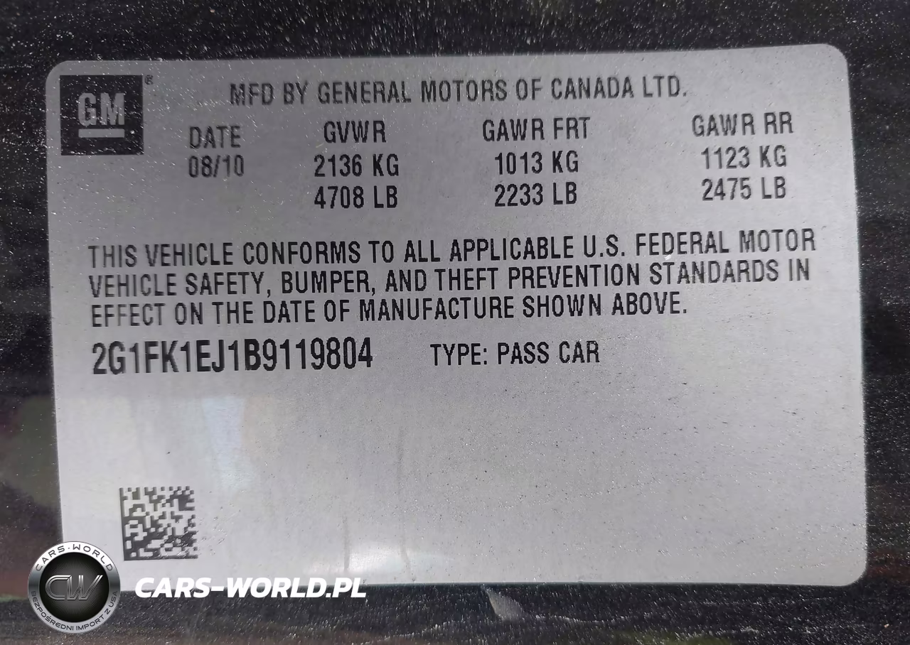 2011 Chevrolet Camaro 2Ss VIN:2G1FK1EJ1B9119804 - 9