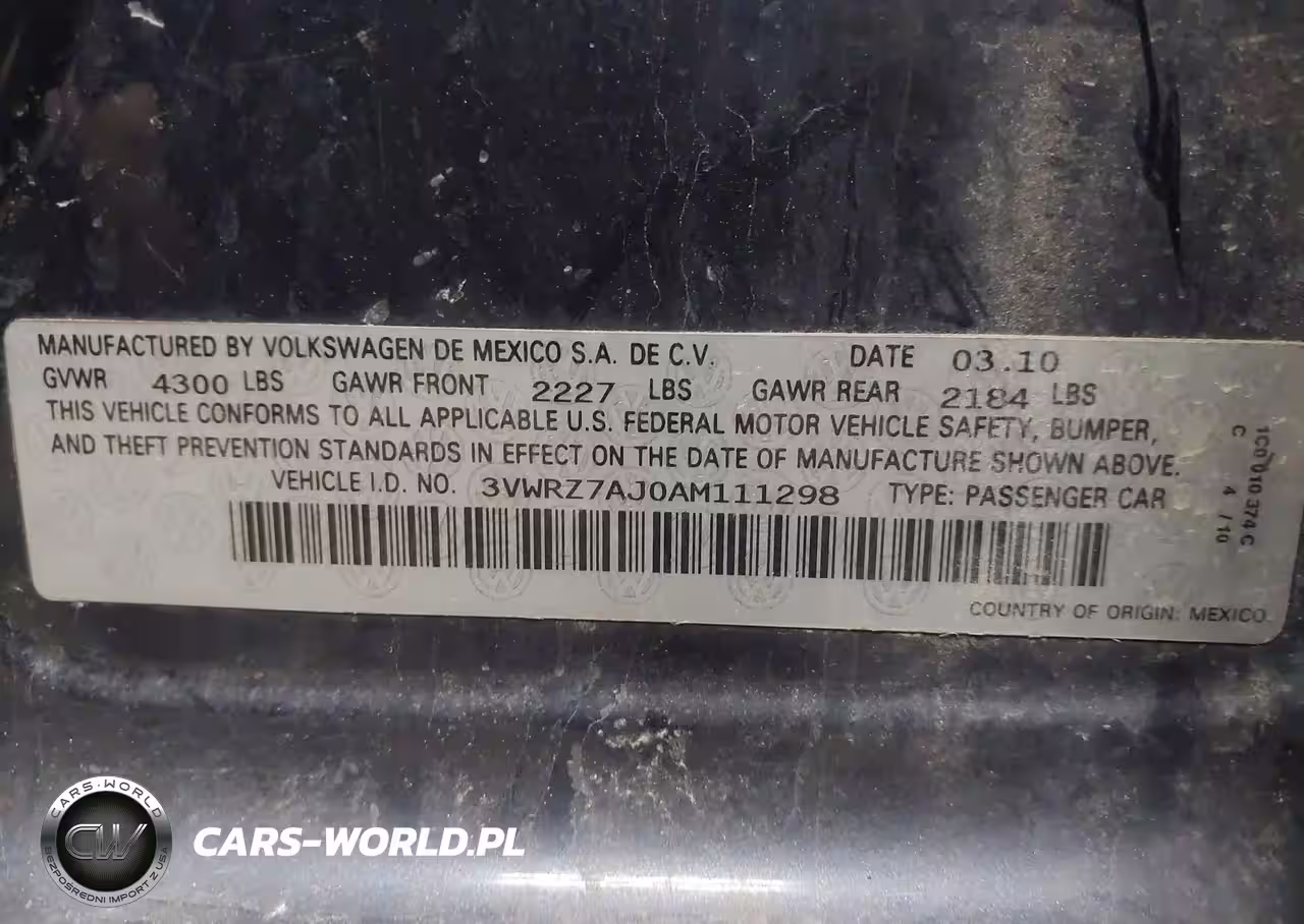 2010 Volkswagen Jetta Limited Edition VIN:3VWRZ7AJ0AM111298 - 9