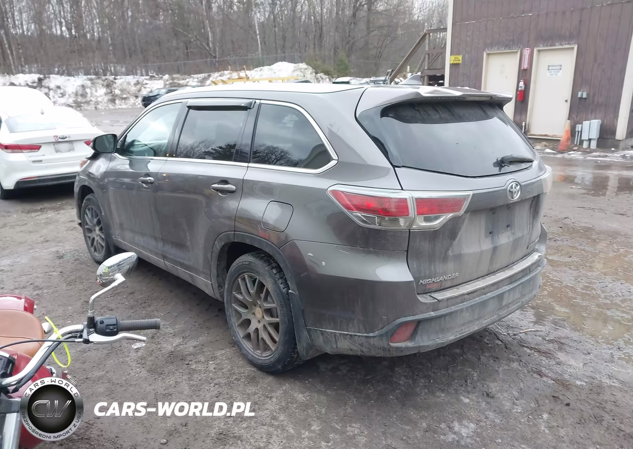 2014 Toyota Highlander Limited V6 VIN:5TDDKRFH3ES059920 - 3