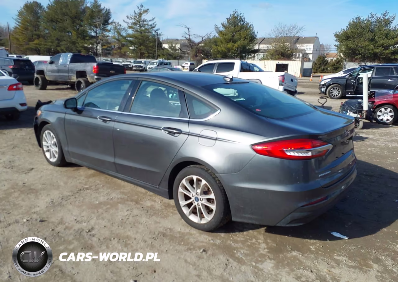 2020 Ford Fusion Hybrid Se VIN:3FA6P0LU7LR154042 - 3