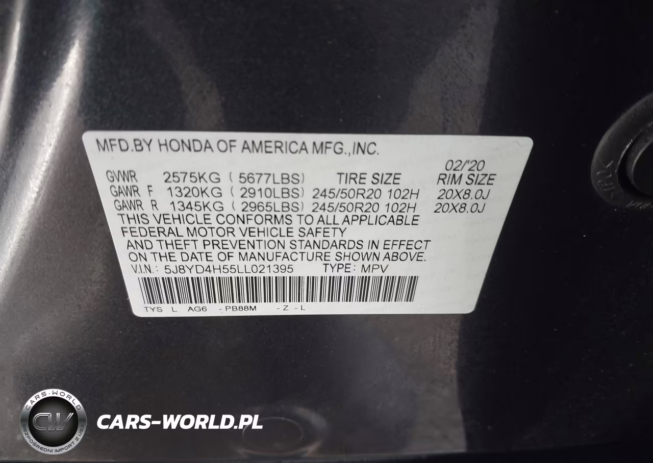 2020 Acura Mdx Technology Package VIN:5J8YD4H55LL021395 - 9