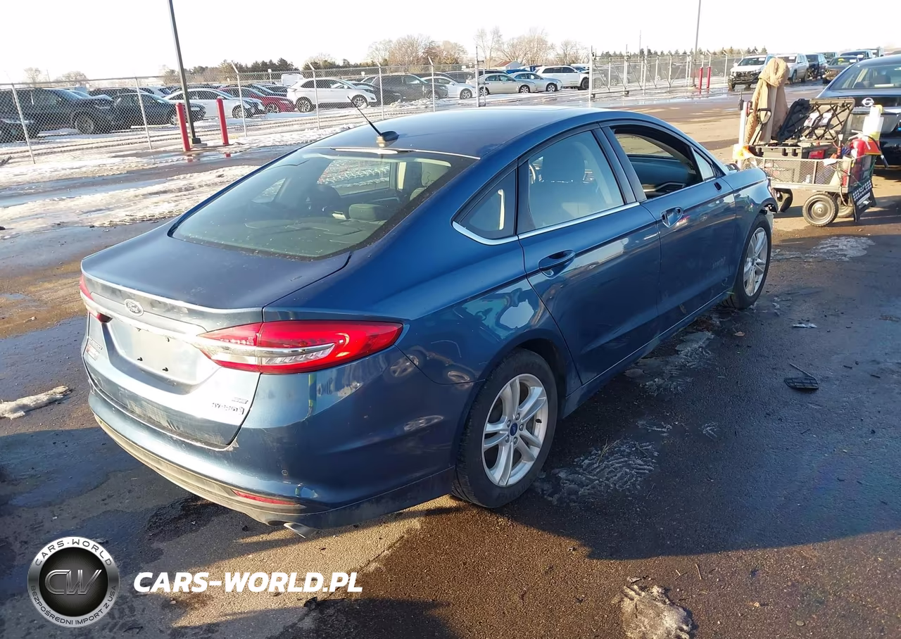 2018 Ford Fusion Hybrid Se VIN:3FA6P0LU0JR234828 - 4