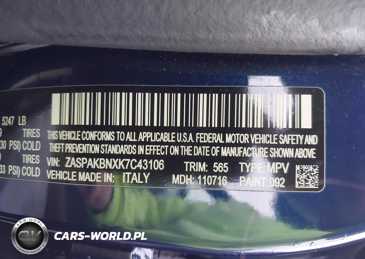 2019 Alfa Romeo Stelvio Ti Lusso Awd VIN:ZASPAKBNXK7C43106 - 9